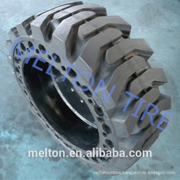 china tire factory 40x9x13 bobcat solid tire with rim best price